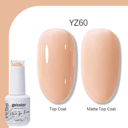Arte Clavo TPO FREE HEMA FREE Gel Nail Polish UV Multi Use Semi Permanent Soak Off Autumn Winter Nail Art Hybrid Varnish 15ml