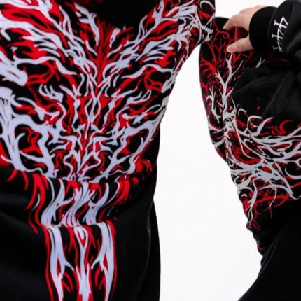 Luminous Hoodie Men New Motorcycle Biker Reflective Women Night Riding Safety Sweatshirt Gothic Streetwear Black Pullover Tops