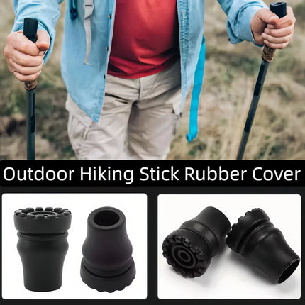 4Pcs 16-22mm Anti Slip Rubber Pads Cover Canes, Crutches, Bottom Pads, Protective Covers, Climbing And Hiking Poles, Tips
