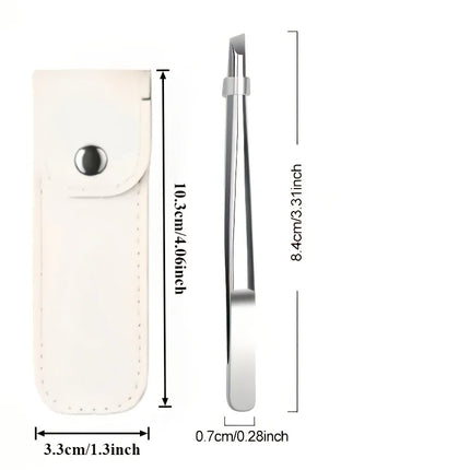 High-quality Stainless Steel Tweezers Suitable for Eyebrow and Beard Grooming Multi-functional Beauty and Facial Care Tool