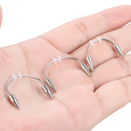 1PC Stainless Steel Piercing Dracula Nail Vampire Zombie Teeth Piercing Jewelry