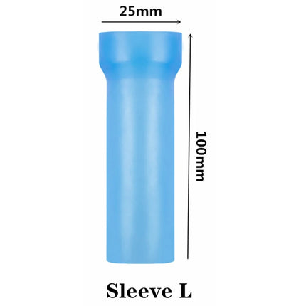 Sleeves For Penis Vacuum Cup Glans Cap Adult Supplies Silicone Genital Sleeve Clamping Kit Penis Enlargement Stretcher Extender