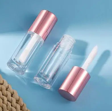 10/30/50pcs 6ml Round Empty Lip Gloss Tube Big Lip Brush Rod Lip Glaze /Lip Oil Tube Liquid Lipstick Tube Cosmetic Container
