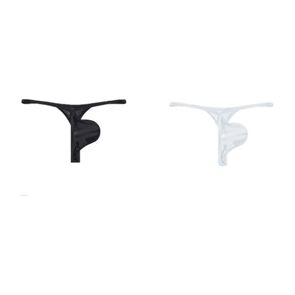 Men's Underwear Ice Silk Satin T Pants Low Waist Comfort Seamless Thongs