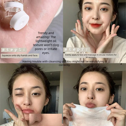 Camellia Cleansing Oil Gentle Makeup Remover Non Greasy Skin Care Light Refreshing Single Use Ampoule Oil Based Clean