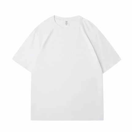 WAVLATII New Women Solid Cotton T Shirts Female Dark Green Oversized Casual Soft Tees Unisex Short Sleeve Summer Tops