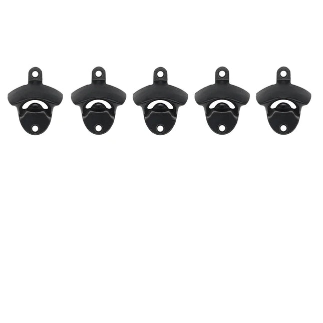 5pcs/10pcs Bottle Opener Wall Mounted Rustic Beer Opener Set Vintage with Mounting Screws for Kitchen Cafe Bars