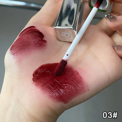 1Pc Moisturizing Color Displaying Watery Shine For Floral Center Mirror Lip Gloss - Bright Non Oily Beautiful Hydrated Lips