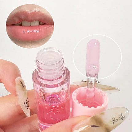 Vitamin C Lip Essence Oil Lip Oil Moisturizing Lip Liquid Hydrating moisturizing primer Improve lip lines and remove dead skin f