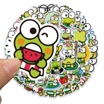 10/30/50pcs Kawaii KEROKERO KEROPPI Anime Stickers Sanrio Cartoon Decals DIY Notebook Phone Suitcase Diary Cute Graffiti Sticker