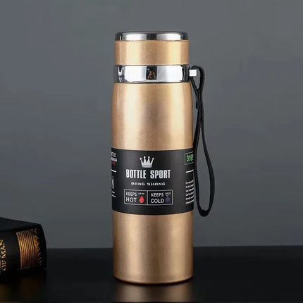 1000ml Large Capacity Stainless Steel Insulated Water Bottle Leakproof Portable Sport Flask for Men Women Outdoor Hiking