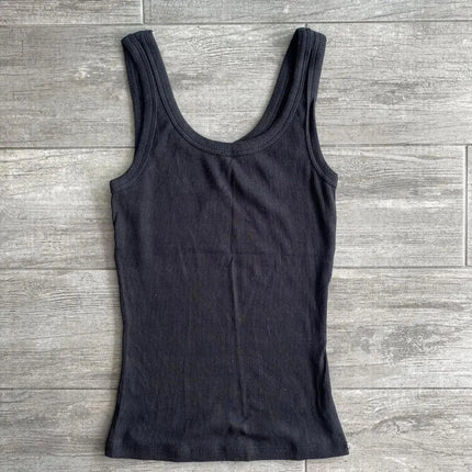 Vintage Sleeveless Tank Top Letters Summer Print Personality Crop top Sleeveless Slim Streetwear Punk Y2K Baby Tee Short Sleeve