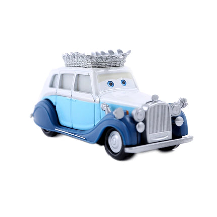 Disney Cars Electroplated Golden Racing Car 1/55 Metal Die Casting Model Alloy Material Anime Figure Kids Toys Birthday Gifts