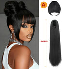 ponytail Bangs / 2 pcs / 18inches