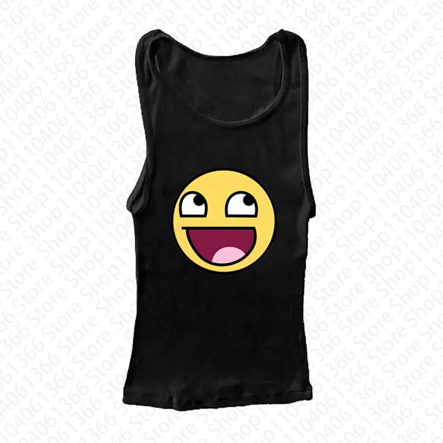 Gothic Y2k Style Print Sleeveless Sexy Cool Tank for Women Harajuku Vest Punk Streetwear Aesthetic 90s Emo girl vintage Crop Top