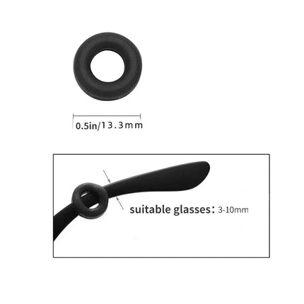 10pcs Anti-slip Silicone Ear Grip Glasses Eyeglasses Leg Ear Hook Stopper Bracket Fastener Accessories Temple Tip Eyewear Holder