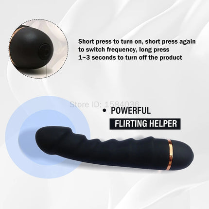 Strong Motor 20 Modes Vibrator Soft Silicone Dildo Realistic Penis G-spot Clitoral Stimulator Female Masturbator Adult Sex Toys