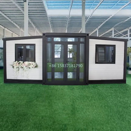 Foldable Container House 3 Bedroom 20ft Modular Container House Casas Prefabricadas Mobile Tiny Home Expandable Container House