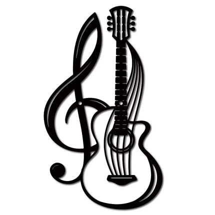 1pc Metal Wall Sign - Musical Note & Violin Pattern. Iron Art Wall Decoration.For Garden,Kitchen, Hotel & Balcony. Home Decor