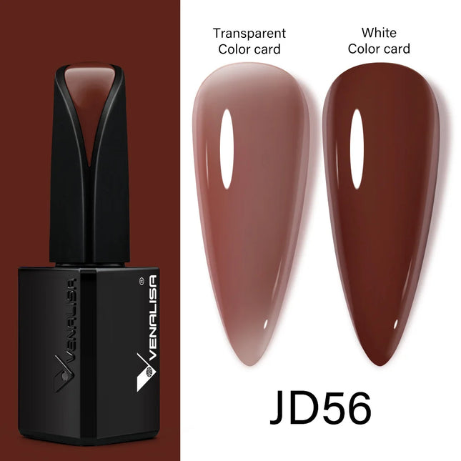 Venalisa15ML Silky Matte TPO FREE Topcoat No Cleaning Nail Lacquer Full Coverage Long Lasting Gorgeous Color Nail Varnish