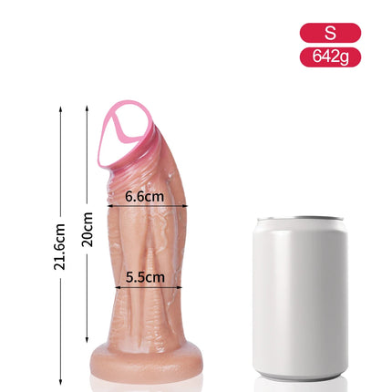Huge Thick Realistic Dildo Big Penis Double Penetration Anal Plug Vagina Masturbator Fake Dick Adult Sex Toy for Women Sexuales
