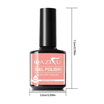 1/6Pcs Nude Collection Gel Nail Polish Set Soak Off UV LED Semi Permanent Nail Art Kit for French Manicure DIY Popular Color