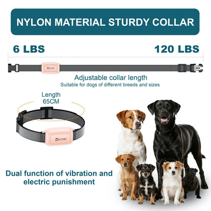 YHLC Smart Automatic Anti Barking Dog Collar HD Digital Display Waterproof Collar For Dog Rechargeable Bark Stopper Stop Barking