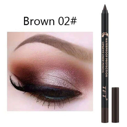 Matte Blue Eyeliner Pencil Waterproof Lasting Colourful Pigment Black White Yellow Eye Liner Pen Not Bloom Eyes Makeup Cosmetics