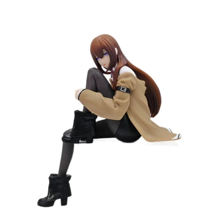 Anime Figure Kurisu Makise Steins Gate Pvc Noodle Stopper Collectible Model Desktop Car Decor Home Display For Anime Collectors
