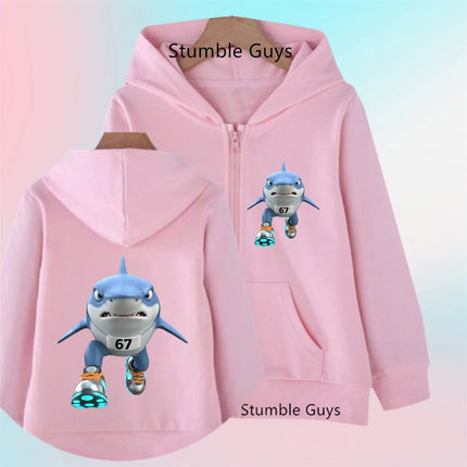 Hot Six Seven Zip Up Hoodies Children's Funny 67 Brainrot Sweatshirts Clothes Kid Girl Boy Zipper Hoody Baby Casual Fashion Tops