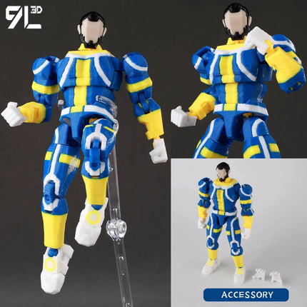 9L3D Printed Invincible Boy Lucky13 Dummy13 Conquer LEX Allen Superheroes Anime Toys Action Figures Mannequin Model Ornaments