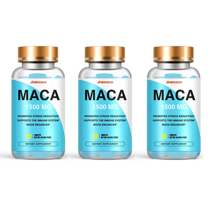 Maca Root Tablets for Men To Maximize Vitality and Performance Made with Black Maca, Ashwagandha,Black Pepper