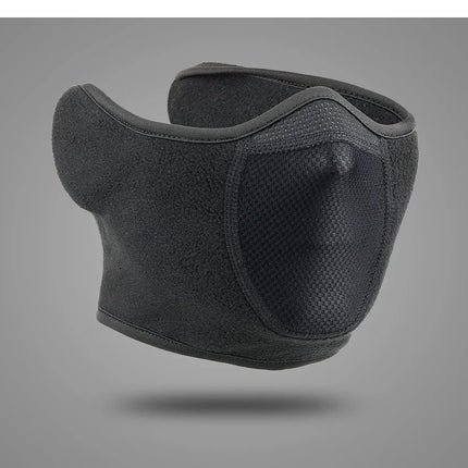 Fashion Winter Thermal Balaclava Full Face Mask Skiing Hat Bandana Hat Windproof Snowboard Scarves Women's Men Helmet Cap Black