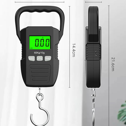Hanging Scale 60kg USB LCD / Balance Suspendue 60kg USB