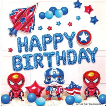 Spiderman Birthday Decor Superhero Theme Spider Birthday Party Decorations Paper Napkins Background Balloons Kids Party Supplies