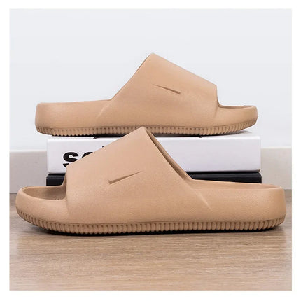 2024 New Ultra Soft Casual Sports Wear-Resistant Outdoor Elevated Slipper Sandals Couple Model Slippers For Women