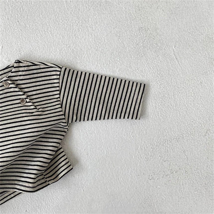 Lawadka Baby T-shirts For Boys Girls Cotton Long Sleeve Striped Baby's Clothing Casual Spring Toddler Clothes Tops 3-36M T Shirt