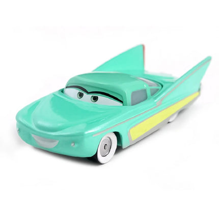 Disney Pixar Cars Residents Of Radiator Springs Anime Character Mater Fillmore Sheriff Lizzie Alloy Toy Car For Children