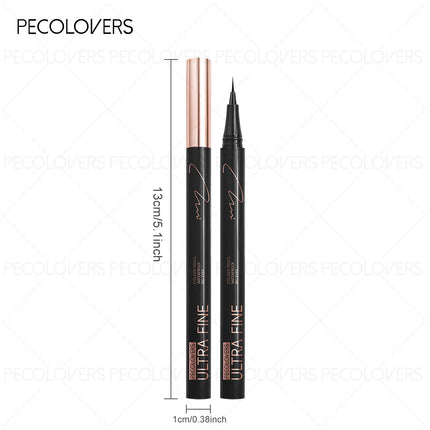 1PC Smudge-proof, Quick-drying, Smooth, Waterproof, Ultra-fine Tip, Brown Eyeliner, for Perfect and Bold Eye Makeup