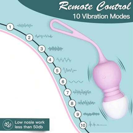 4Pcs Kegel Ball Vibrator Sex Toy for Women Vaginal Tight Exercise Muscle Shrink Vibrating Eggs Ben Wa Geisha Chinese Ball Remote
