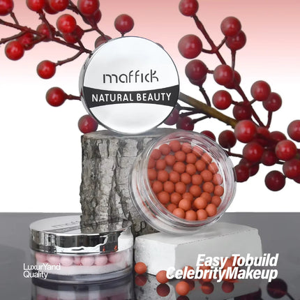 Matte Natural Temperature Change Powder Blusher, Lip And Cheek Dual-Use, Durable Natural Powder Blusher Cream