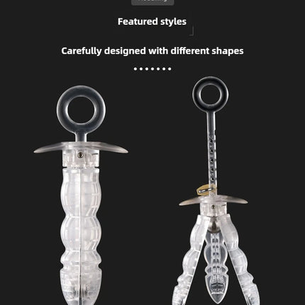 Anal Training System - Resin Adjustable Dilator Expander for Adult Men and Women Butt Stretching, BDSM Play & Fisting Practice