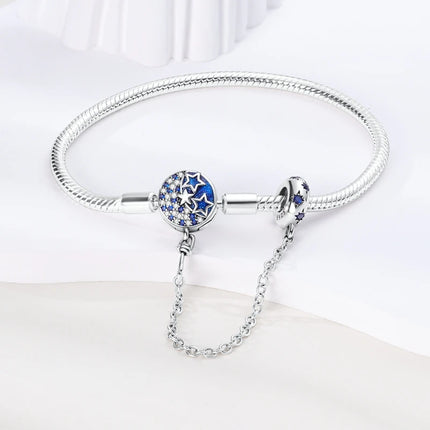925 Sterling Silver Bracelets 17-20CM Original Leaf Clover Butterfly Heart Bracelet Fit DIY Charms Beads Fashion Women Jewelry