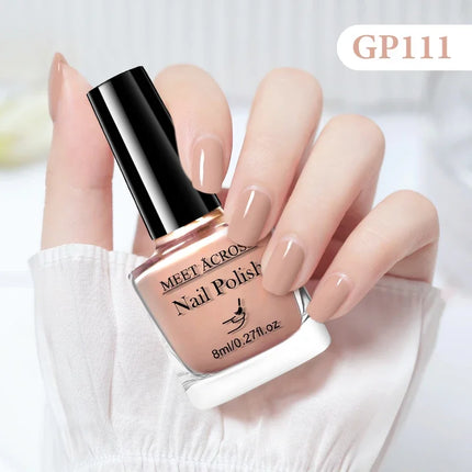 8ml Water-Based Nail Polish 48 Colors Long Lasting Quick Drying No Need of Lamp to Cure Nail Supplies Vernis for Nails Manicure