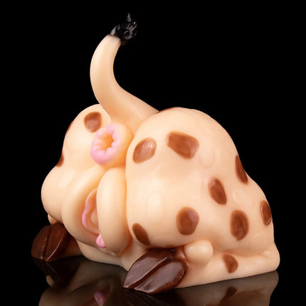 ELKKOST Soft Elastic Silicone Male Masturbator Fantasy Pocket Pussy for Men Textured Massage Channel Stroker 3D Lifelike Butt