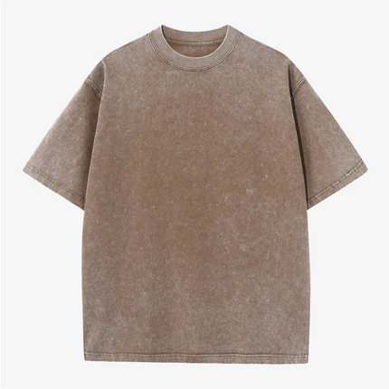 Custom T-shirt free print logo images vintage wash design tees pure cotton cultural shirts men's women's batik wax print Fabric