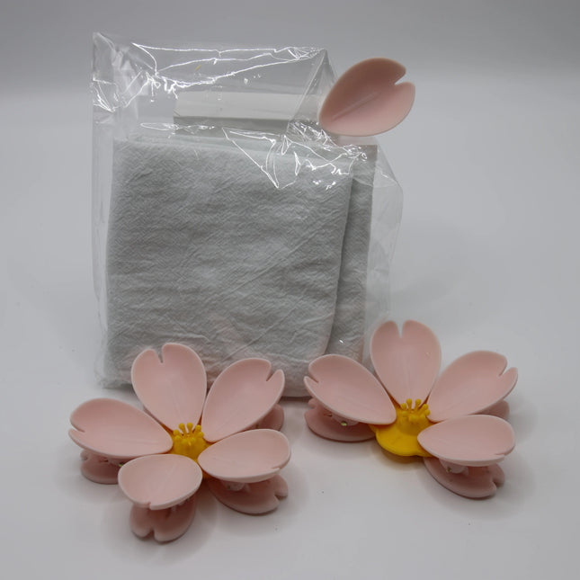 Sakura Magnetic Sealing Clip ABS-Stainless Steel INS Aesthetic Moisture Proof Kitchen Home Decor Flower Shape Gift for Valentine