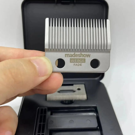 Original Madeshow M5(F) Blade M10 Kulilang R66 R77F G9C Wedge Fade Blades Hair Clipper Ultra Thin Blade Trimmer Replacement
