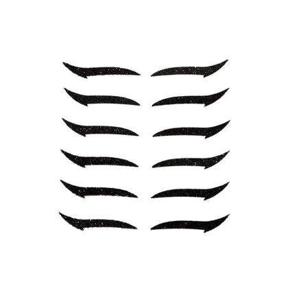 5/6Pair Glitter Eyeliner Sticker Set Waterproof Reusable Self-adhesive Eyelid Sticker DoubleLine Eyelid Patch Face Makeup Beauty