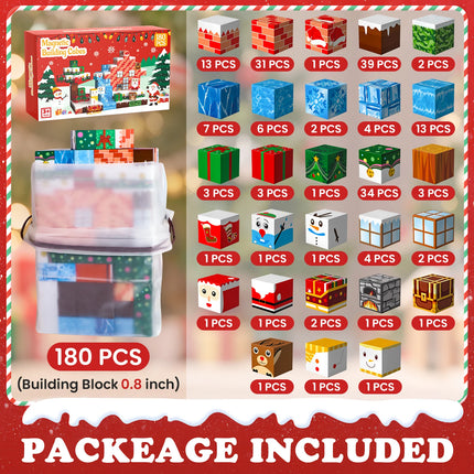 KAVOWORLD 3D Christmas Gifts STEM Magnetic Building Blocks 180PCS Magnetic Cubes Set for Kids Parent-Child Interactive Play Toys